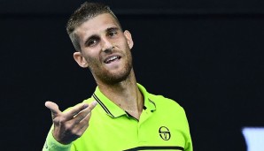 Martin Klizan wurde bei den Australian Open von Stan Wawrinka unter Beschuss genommen