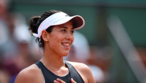 Garbine Muguruza war nach wechselhafter Leistung froh übers Weiterkommen