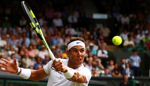 Rafael Nadal hat sich auch am Netz profiliert