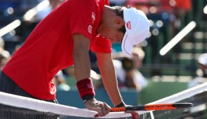 Ernüchterung - Kei Nishikori kennt das Gefühl einer bitteren Niederlage