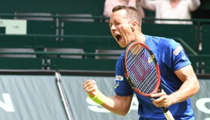 Philipp Kohlschreiber konnte sich gegen Jaziri durchsetzen