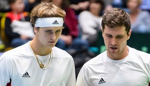 Alexander und Mischa Zverev doppeln sich in Runde zwei