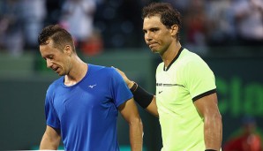 Rafael Nadal freute sich verständlicherweise über den Erfolg bei seinem 1000. Match auf der ATP-Tour