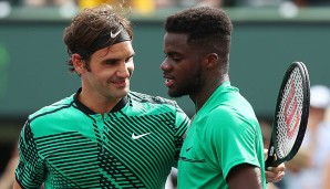 Roger Federer hatte nur im ersten Satz mit Francis Tiafoe zu kämpfen