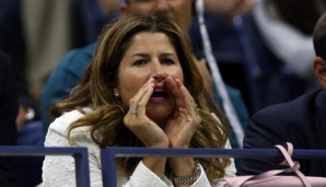 Mirka Federer beteiligte sich am gellenden Pfeifkonzert gegen Nick Kyrgios