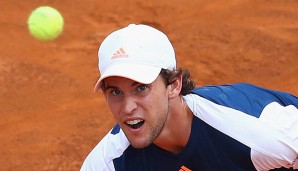 Dominic Thiem kann am Samstagnachmittag in Ruhe observieren