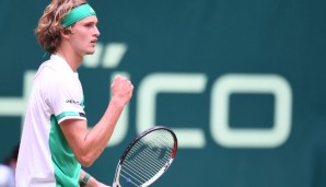 Alexander Zverev glänzte mit starkem Rasentennis