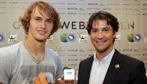 Alexander Zverev, der Finalist des Vorjahres in Halle