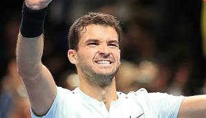 Grigor Dimitrov hat sich tendenziell auf die Seitenlinien konzentriert