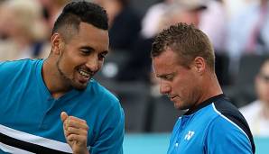 Nein, diesmal ist nicht Nick Kyrgios der Partner von Lleyton Hewitt