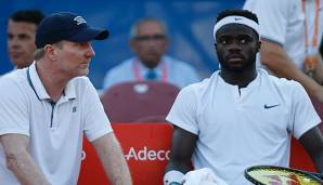 Jim Courier bei seinem letzten Davis-Cup-Match an der Seite von Frances Tiafoe