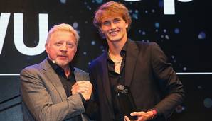 Boris Becker loste Alexander Zverev in die Guga-Kuerten-Gruppe.