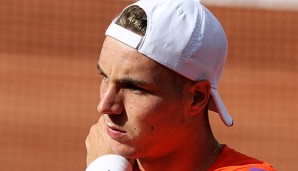 Jan-Lennard Struff spielt gegen einen seiner Förderer