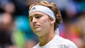 Alexander Zverev musste sich nach gutem Start geschlagen geben