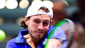 Lucas Pouille hat gegen Steve Darcis keine Probleme gehabt