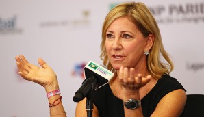 Chris Evert ist Teil der WTA Legends