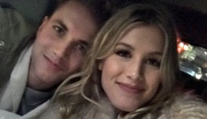 Eugenie Bouchard mit ihrem Date John auf dem Weg zum Basketball