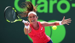 Johanna Konta beendete die Miami Open mit einem sehenswerten Lob