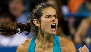 Julia Görges hat den ersten Teil der Freitagsschicht bewältigt