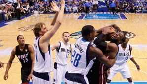 Die Dallas Mavericks liegen gegen die Miami Heat auf Kurs